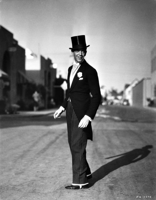 Fred Astaire standing in Black and White Photo Print - Item # VARCEL681021