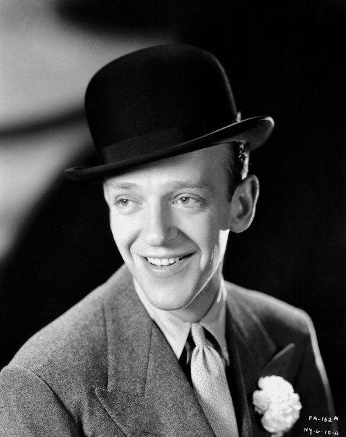 Fred Astaire smiling in Black Bowler Hat Photo Print - Item # VARCEL681027