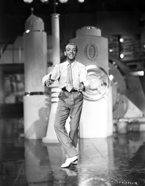 Fred Astaire Dancing in White Shirt and White Shoes Photo Print - Item # VARCEL681031