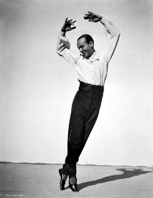 Fred Astaire Ballet Dancing in Black and White Photo Print - Item # VARCEL681058