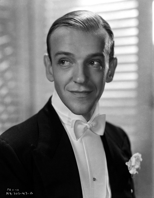 Fred Astaire in Suit and White Bow Tie in Black and White Photo Print - Item # VARCEL681076