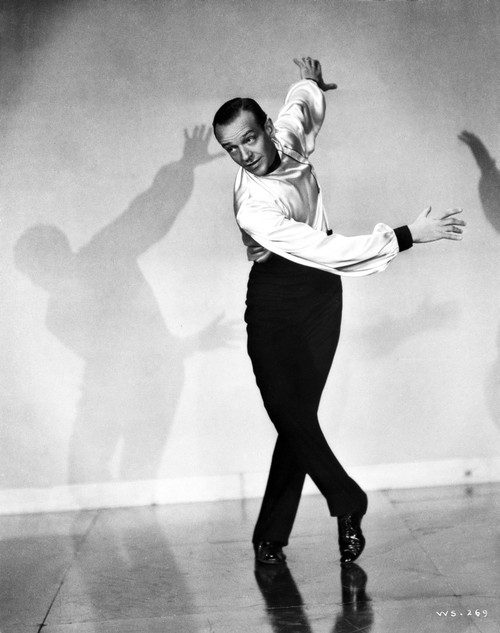 Fred Astaire Dancing Black and White Photo Print - Item # VARCEL681085