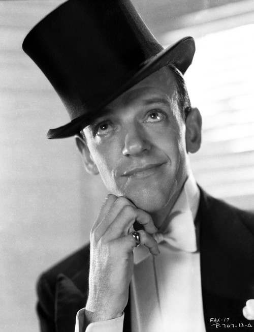 Fred Astaire Posed in Top Hat Black and White Photo Print - Item # VARCEL681108
