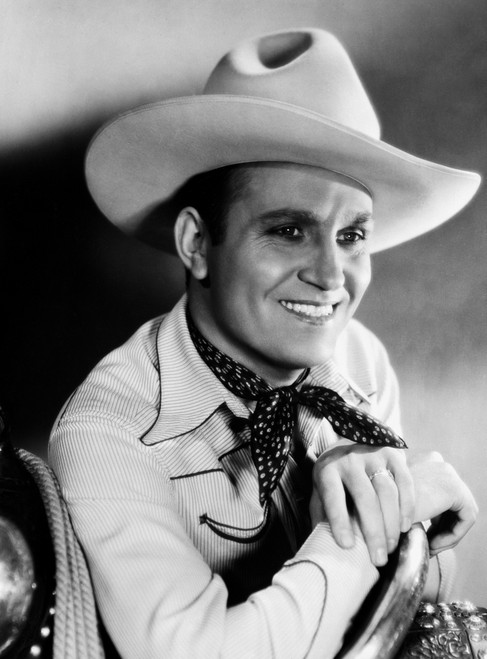 Gene Autry smiling in Cowboy Hat and Cowboy Outfit Photo Print - Item # VARCEL681141