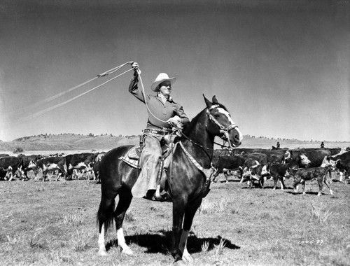 Gene Autry Spinning a Rope Photo Print - Item # VARCEL681169