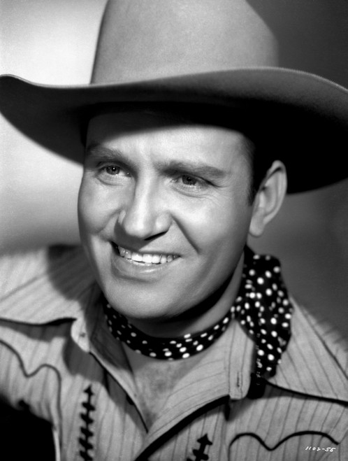 Gene Autry Grinning in Portrait Photo Print - Item # VARCEL681181