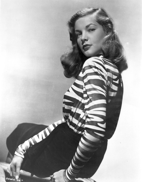 Lauren Bacall looking over her shoulder Photo Print - Item # VARCEL681231