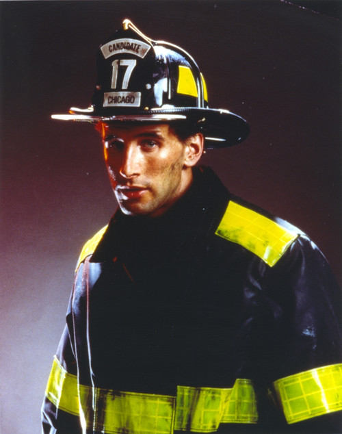William Baldwin Posed in Fireman Outfit Photo Print - Item # VARCEL681273