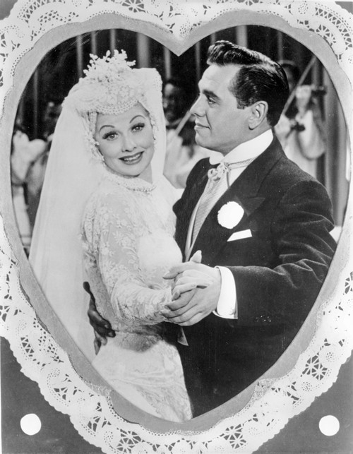 Lucille Ball and Desi Arnaz wedding portrait Photo Print - Item # VARCEL681283