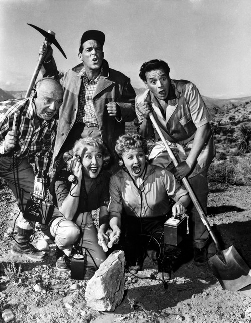 Lucille Ball Posed Together with the Cast in Group Picture Photo Print - Item # VARCEL681286