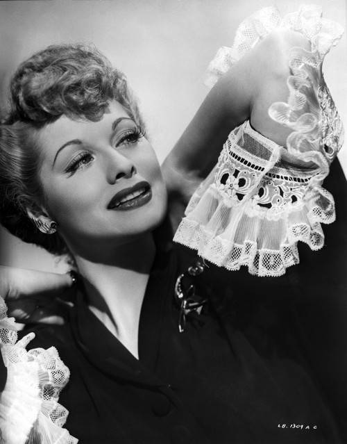 Lucille Ball Black And White Close Up Portrait Photo Print - Item # VARCEL681303