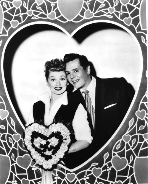 Lucille Ball Posed in Heart Frame Photo Print - Item # VARCEL681305