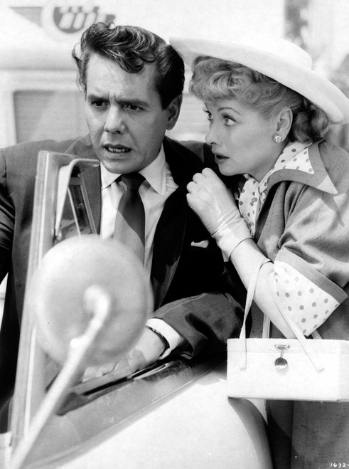 Lucille Ball and Desi Arnaz in The Lucy-Desi Comedy Hour Photo Print - Item # VARCEL681314