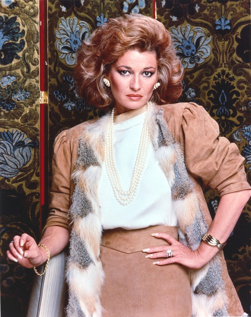 Stephanie Beacham Posed in a Portrait wearing Elegant Dress Photo Print - Item # VARCEL681808
