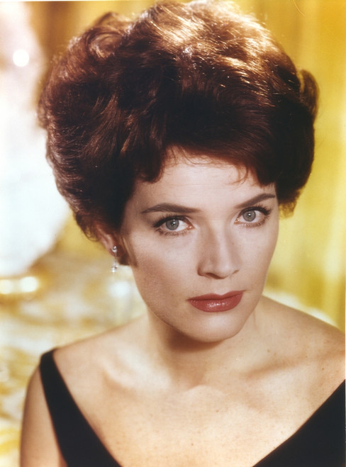 Polly Bergen Close Up Portrait in Violet Dress Photo Print - Item # VARCEL681941