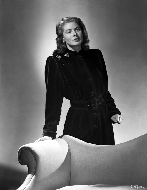Ingrid Bergman standing in a Black Dress Photo Print - Item # VARCEL681975