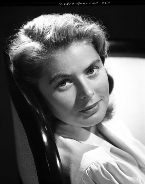 Ingrid Bergman Leaning and wearing a Blouse Photo Print - Item # VARCEL681987