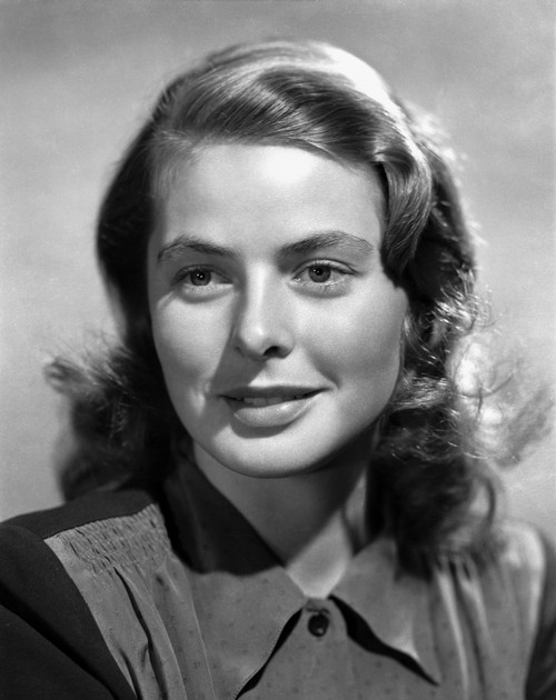 Ingrid Bergman in a Blouse with Collar Photo Print - Item # VARCEL682003