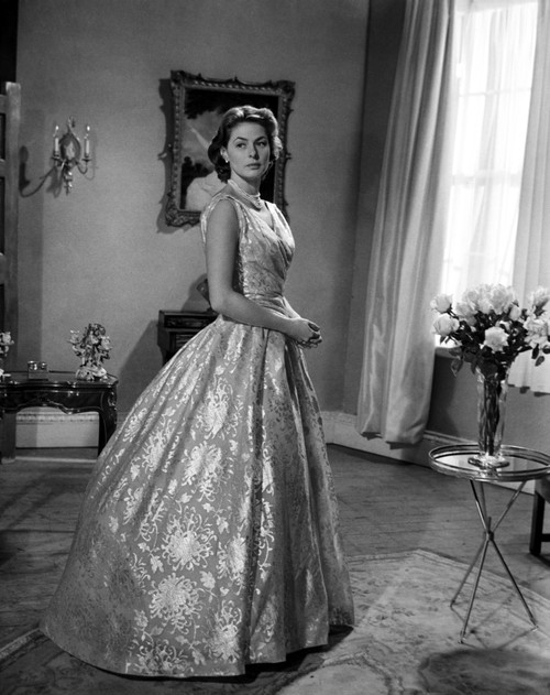 Ingrid Bergman wearing a Printed Ball Gown Photo Print - Item # VARCEL682006