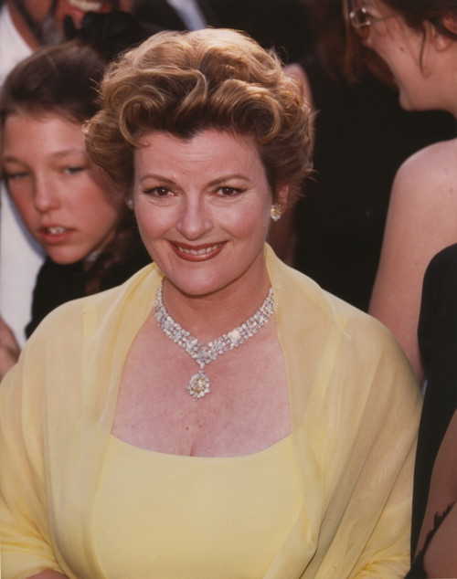 Brenda Blethyn smiling in Yellow Dress Photo Print - Item # VARCEL682204