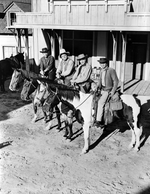 Bonanza Posed on Horse Photo Print - Item # VARCEL682346