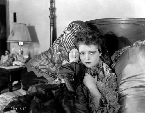 Clara Bow Posed with Doll Photo Print - Item # VARCEL682432