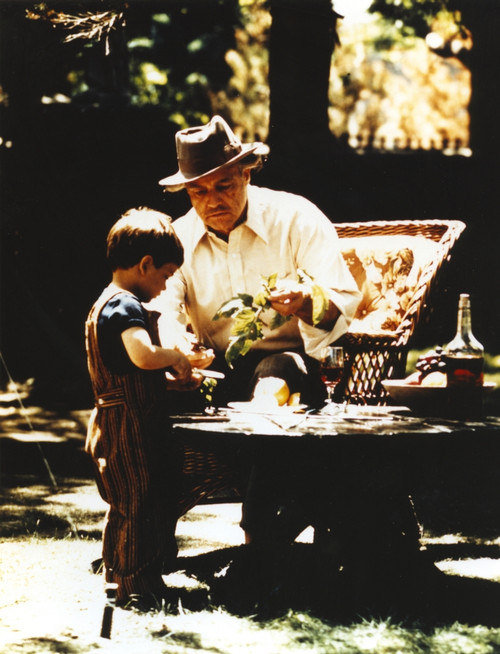 Marlon Brando with Grandson Movie Still from The Godfather Photo Print - Item # VARCEL682670