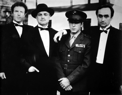 Marlon-GF Brando Picture with a Police Officer Photo Print - Item # VARCEL682678