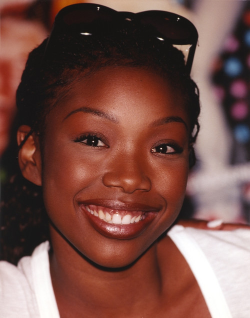 Brandy smiling with Sunglasses on Head Close Up Portrait Photo Print - Item # VARCEL682693
