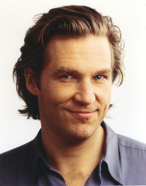 Jeff Bridges Close Up Portrait in Grey Linen Collar Shirt in White Background Photo Print - Item # VARCEL682727