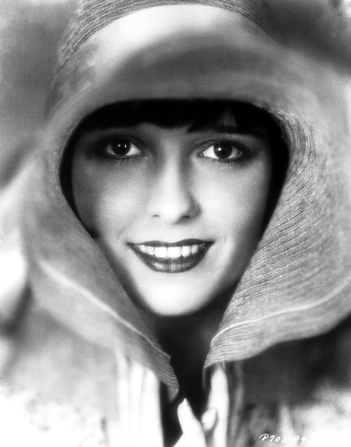 Louise Brooks smiling with Big Hat Portrait Photo Print - Item # VARCEL682802
