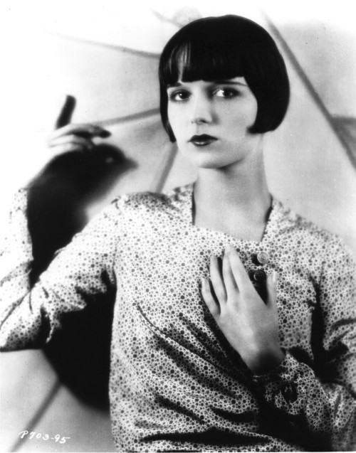 Louise Brooks wearing a patterned dress Photo Print - Item # VARCEL682806