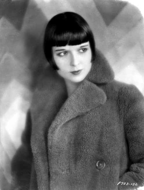 Louise Brooks Looking Away in Fur Coat Portrait Photo Print - Item # VARCEL682812