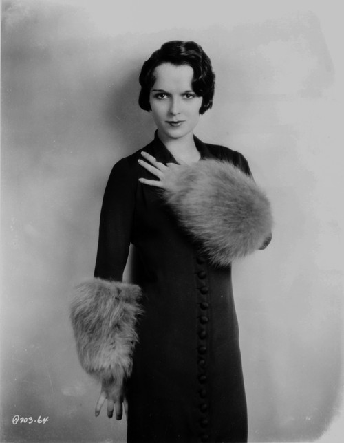 Louise Brooks with fur arm warmers Photo Print - Item # VARCEL682834