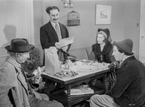 The Marx Brothers and Lucille Ball in Room Service Photo Print - Item # VARCEL682894