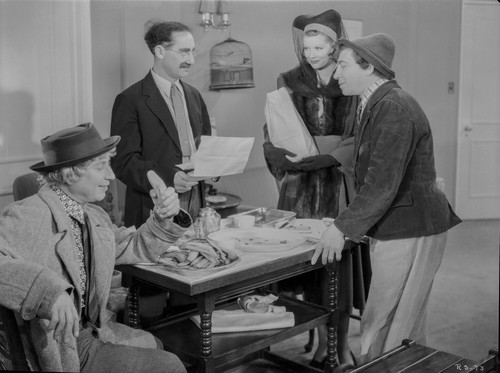 The Marx Brothers and Lucille Ball in Room Service Photo Print - Item # VARCEL682906