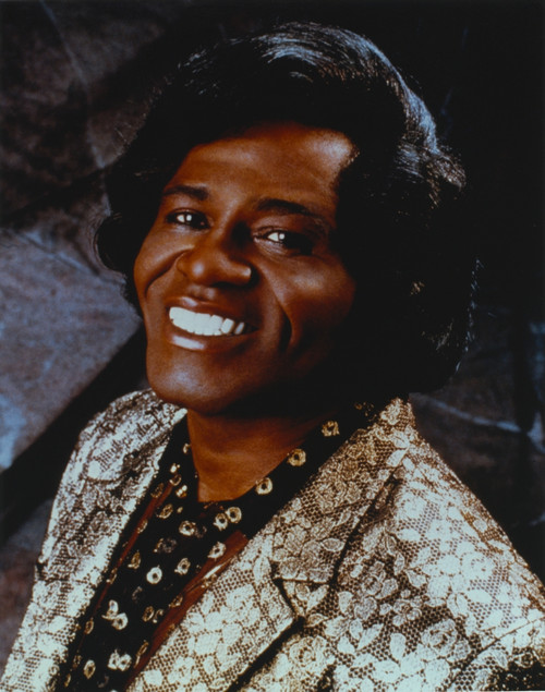James Brown Portrait in Silver Glittered Black Suit and Black Necktie Photo Print - Item # VARCEL682942