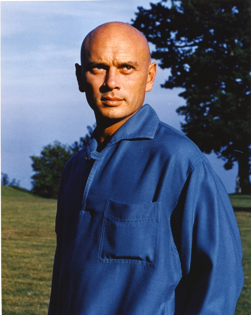 Yul Brynner Posed in Blue Long sleeves Photo Print - Item # VARCEL682960