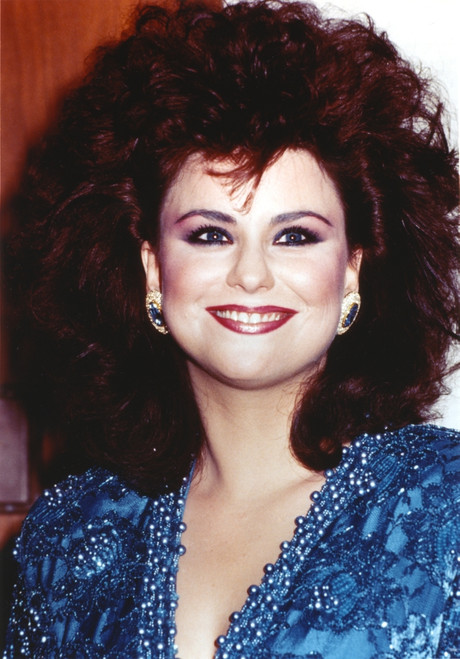 Delta Burke smiling in Glittery Dress Photo Print - Item # VARCEL682977