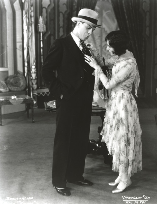 Gracie Allen helping George Burns to dress Photo Print - Item # VARCEL683025