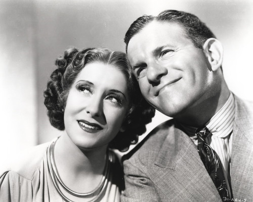 George Burns smiling with Woman Photo Print - Item # VARCEL683027