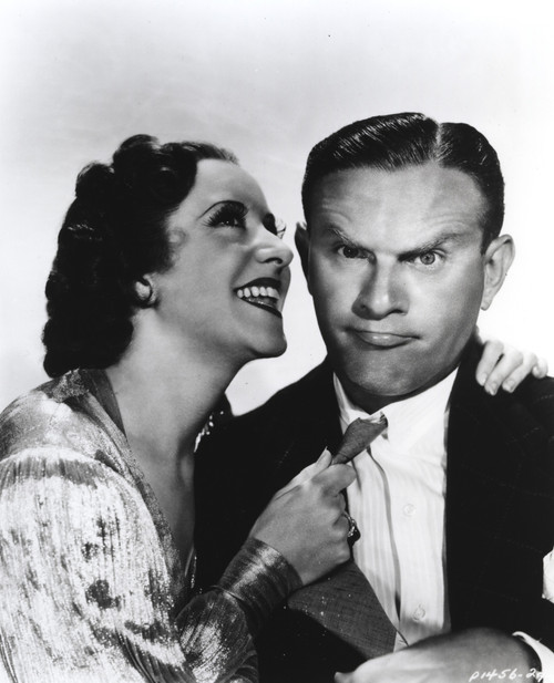 Gracie Allen whispering to George Burns Photo Print - Item # VARCEL683029