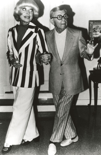 George Burns and Carol Channing Photo Print - Item # VARCEL683043