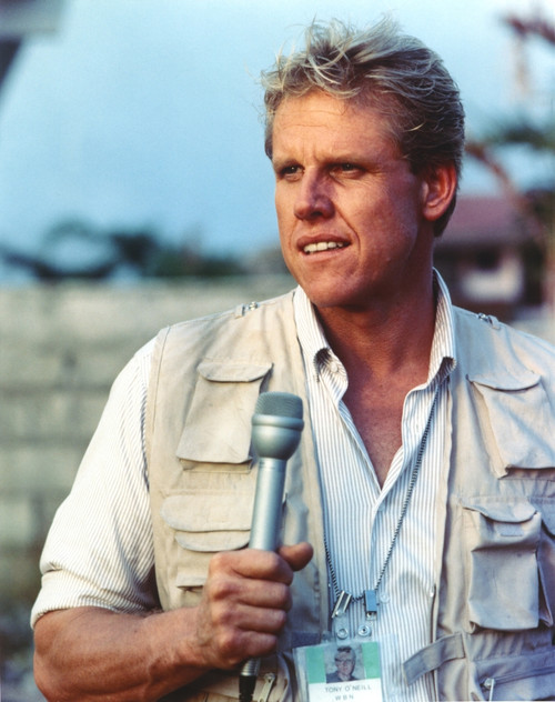 Gary Busey Looking Away with Microphone Portrait Photo Print - Item # VARCEL683107