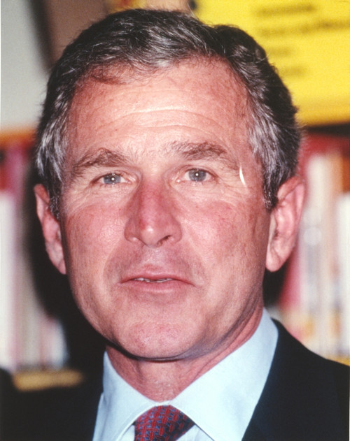 George Bush in Suit Close Up Portrait Photo Print - Item # VARCEL683121