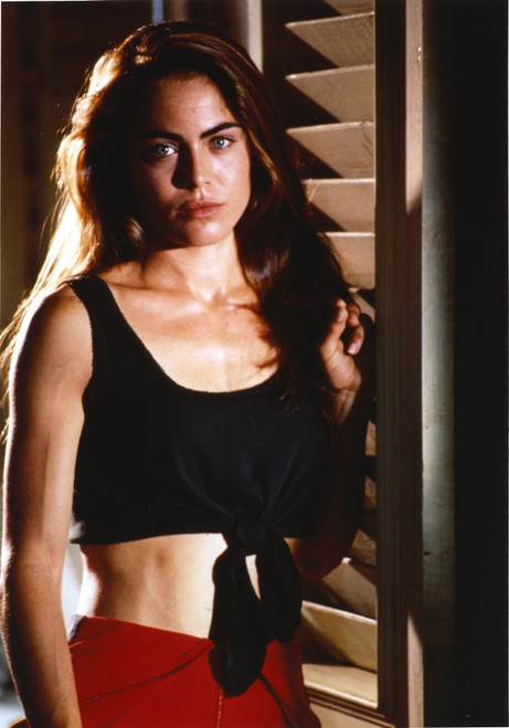 Yancy Butler Posed in Black Tank top Portrait Photo Print - Item # VARCEL683154