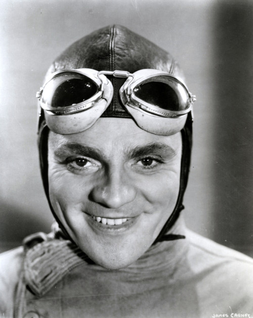 James Cagney wearing a aviator helmet Photo Print - Item # VARCEL683217