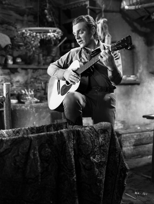 James Cagney Playing Guitar Classic Portrait Photo Print - Item # VARCEL683227
