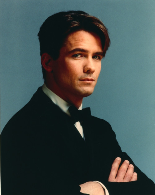 Billy Campbell in Tuxedo Blue Background Portrait Photo Print - Item # VARCEL683301