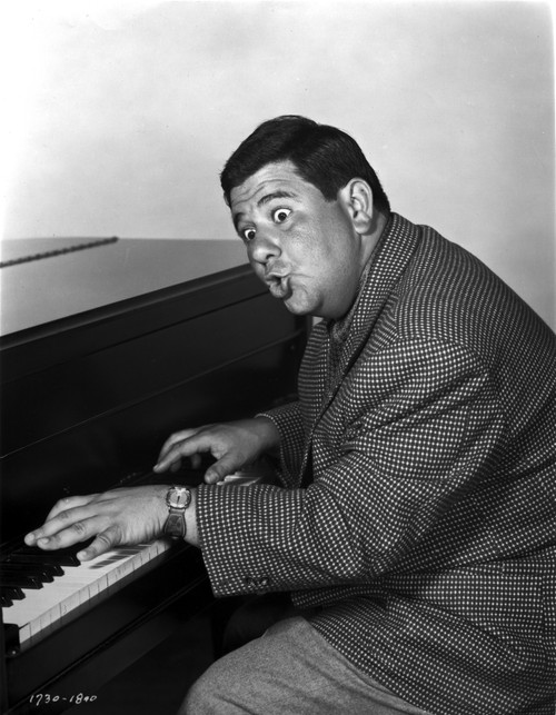 Buddy Hackett playing the piano Photo Print - Item # VARCEL683372